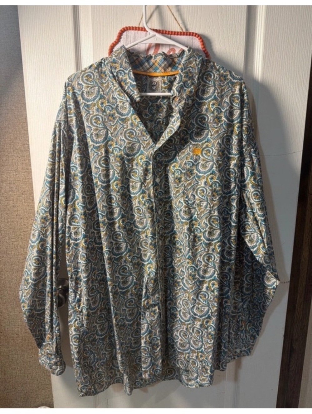 Cinch Western Paisley Button Up Shirt